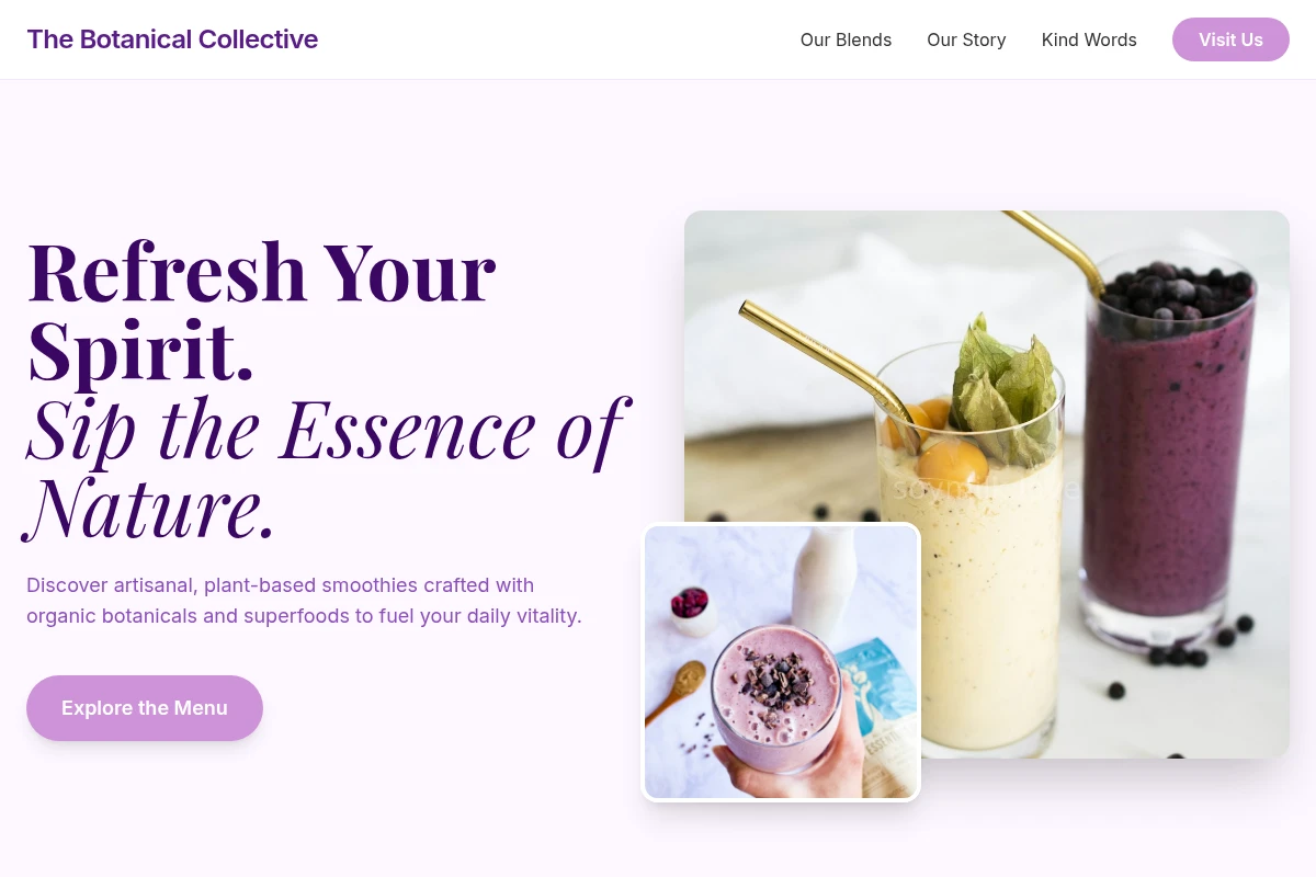 Calm Smoothie Shop