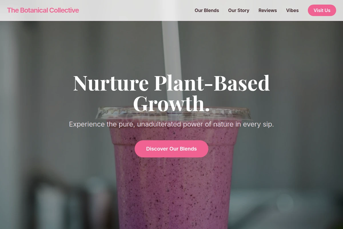 Artisan Smoothie Shop