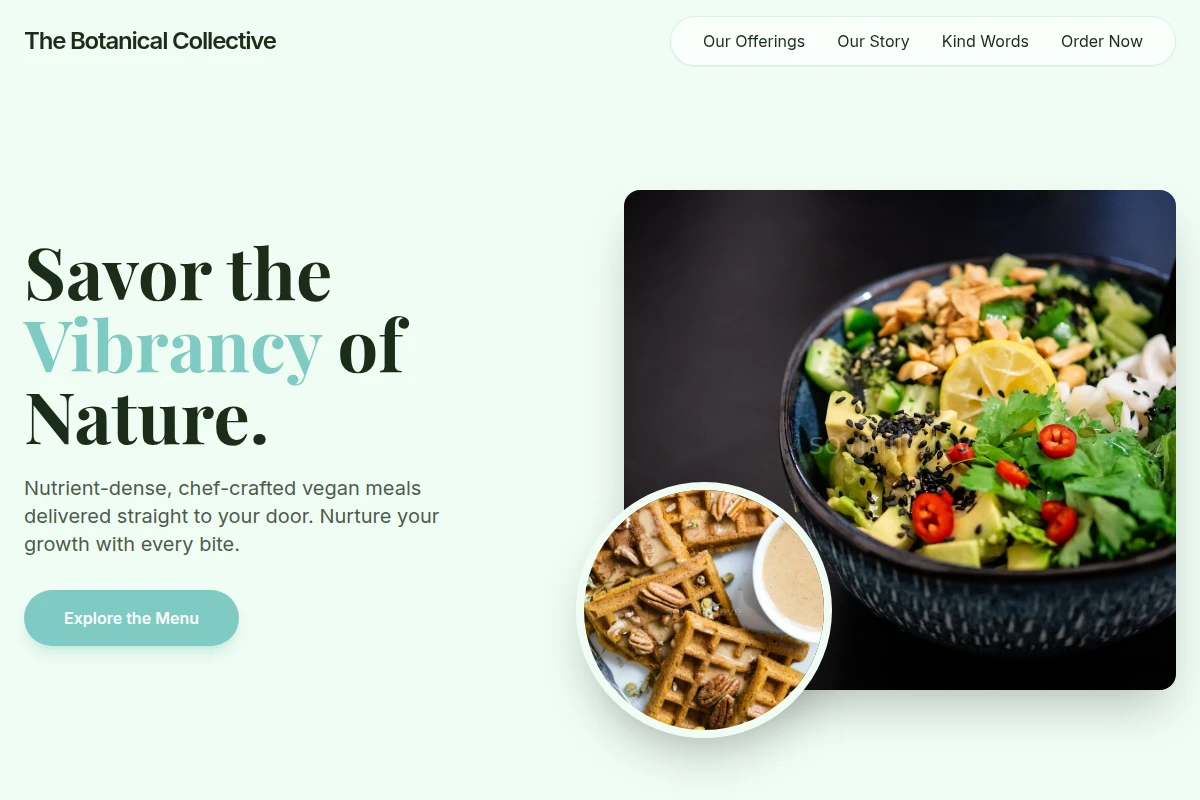 Pressed Vegan Food