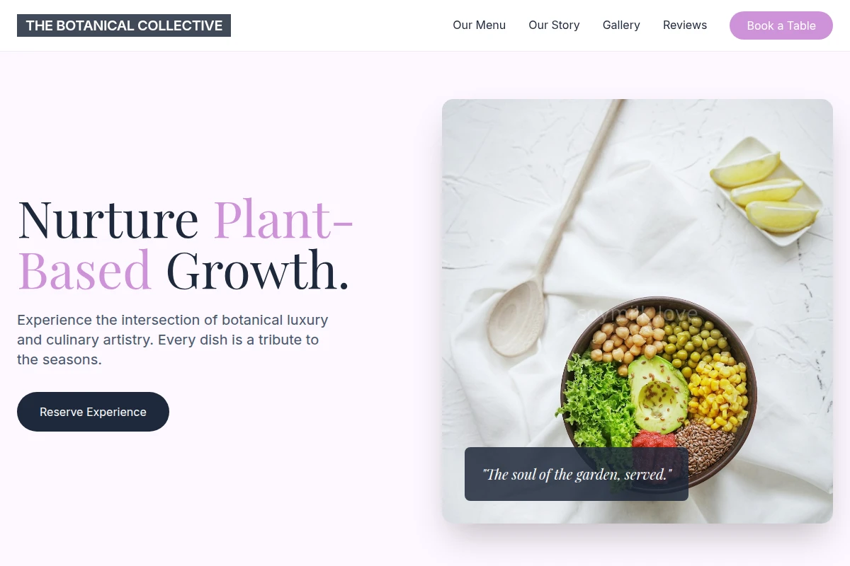 Verdant Vegan Food